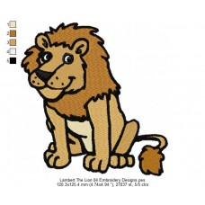 Lambert The Lion 04 Embroidery Designs